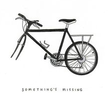 Something Missing - bike tire image
